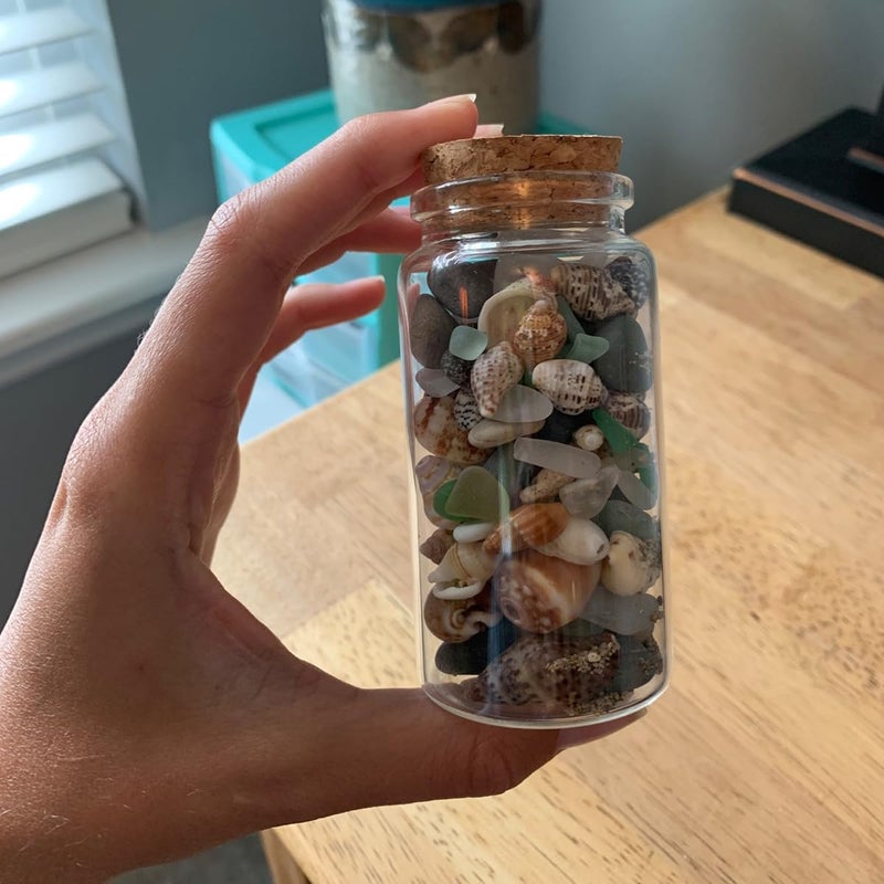 EWEIGEER 4 pcs 120ml Small Glass Jars with Cork Lids,Halloween Rainbow Candy Glass Bottles,Vials Jars,Cute Storage Jar,Wishing Bottle 47x90mm(1.85x3.55inch) - Image 5